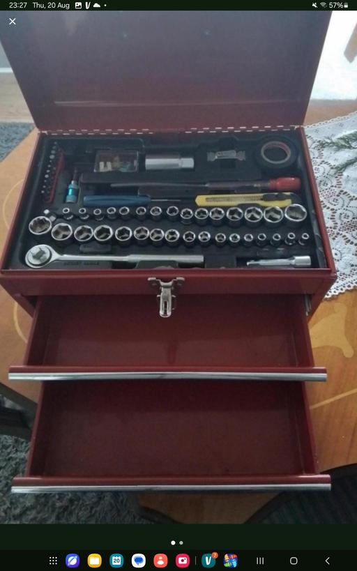  — Toolbox with tools