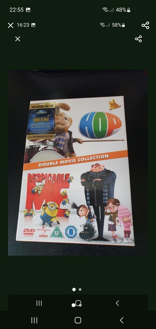  — double movie dvd collection NEW