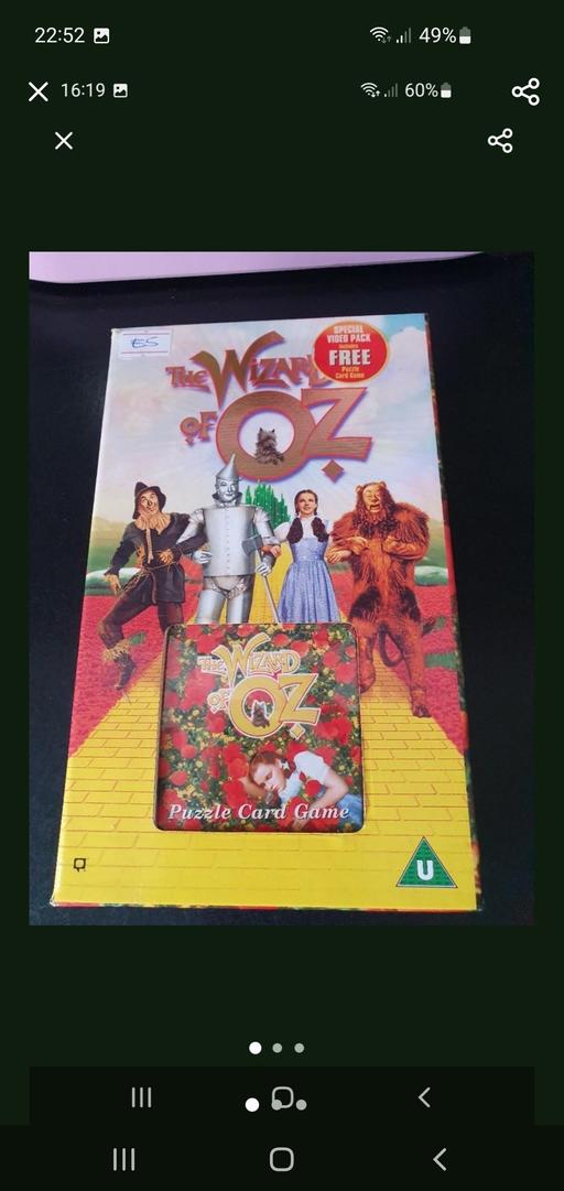  — vintage wizard of oz VHS collectors set