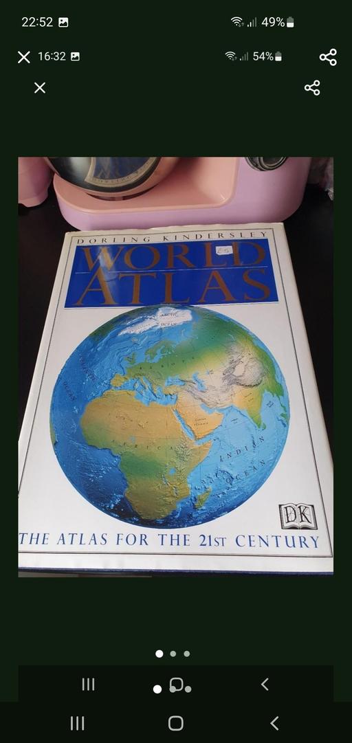  — large world atlas book