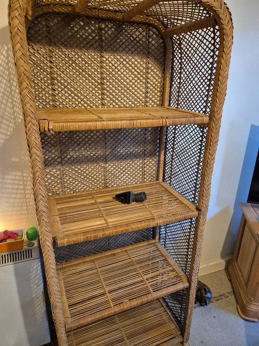  — wicker rattan bookcase