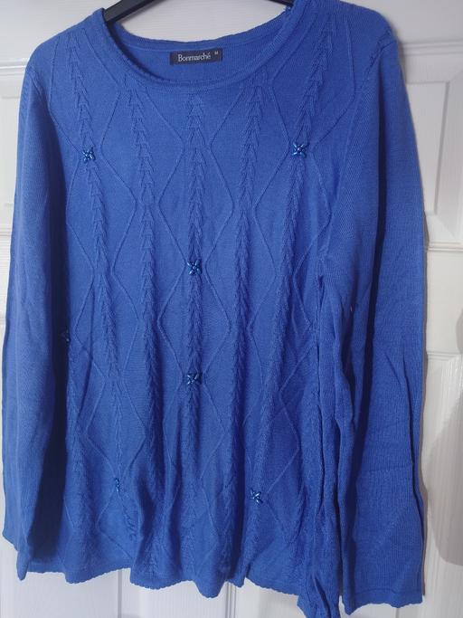  — Women's blue jumper size M