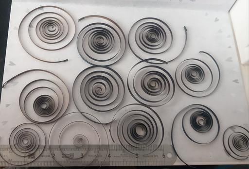  — Antique Clock Mainsprings parts