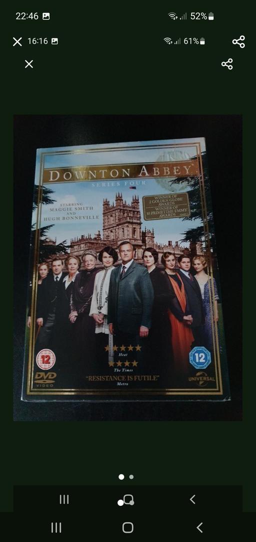  — downton Abbey dvd series four NEW