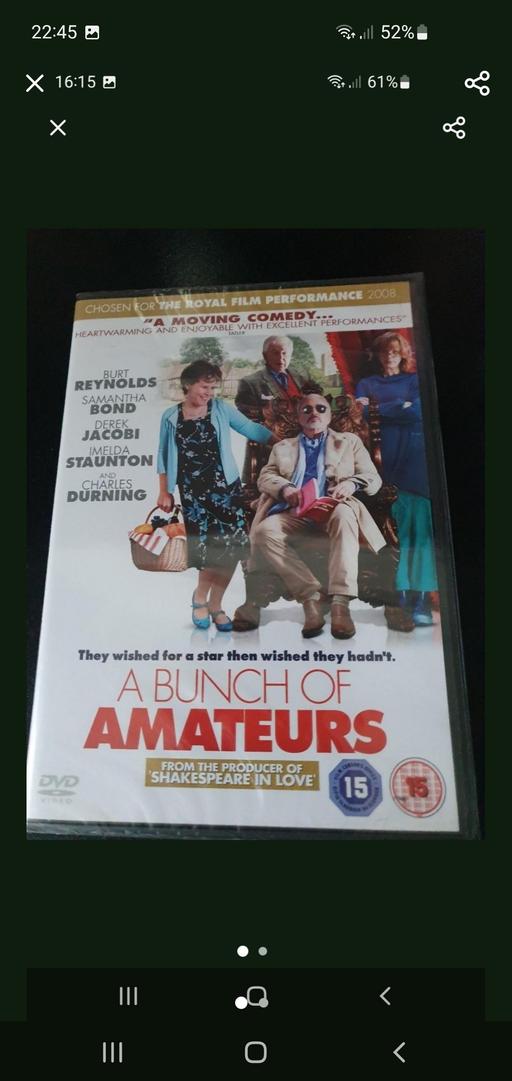  — a bunch of amateurs dvd NEW