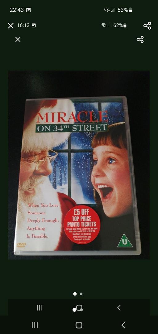  — miracle on 34th Street dvd