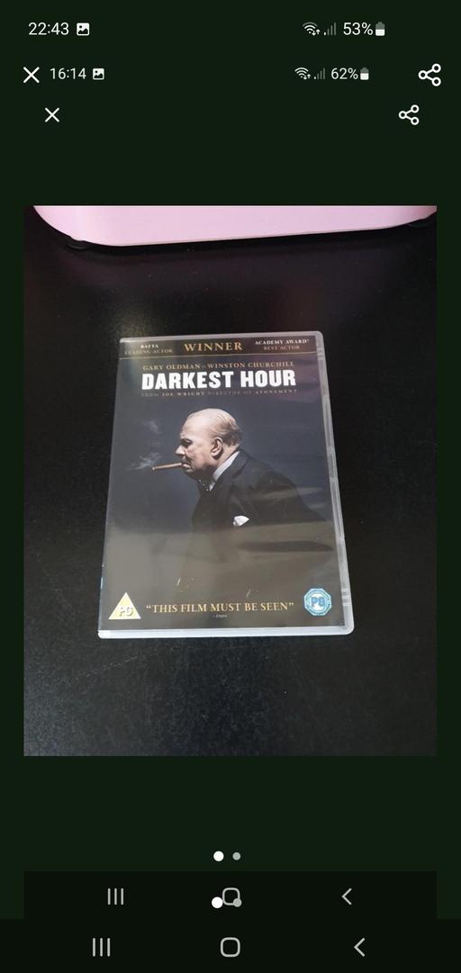  — darkest hour dvd