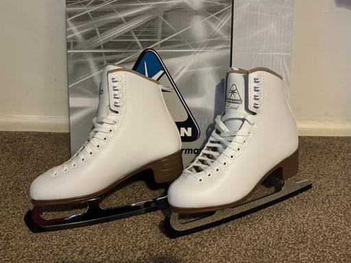  — Jackson Excel Figure Skates -White, Size 6 UK