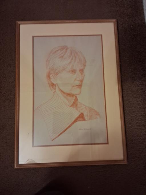  — Framed portrait Nigel Rideout.