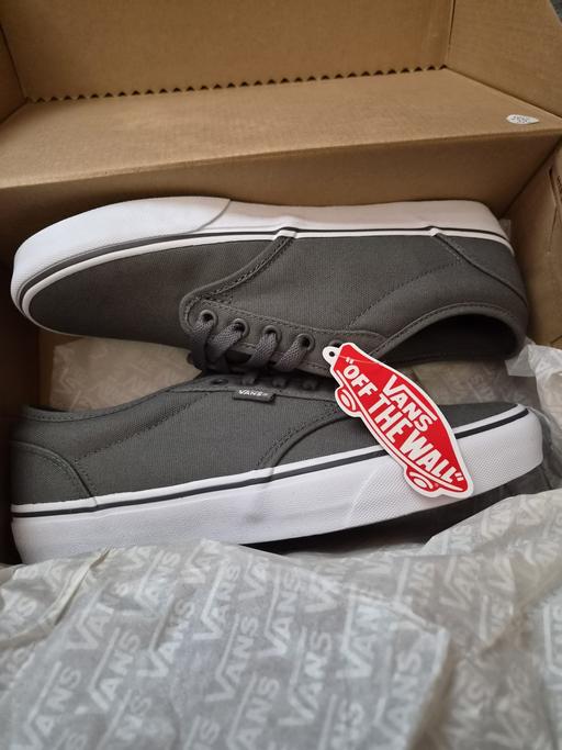  — brand new grey vans