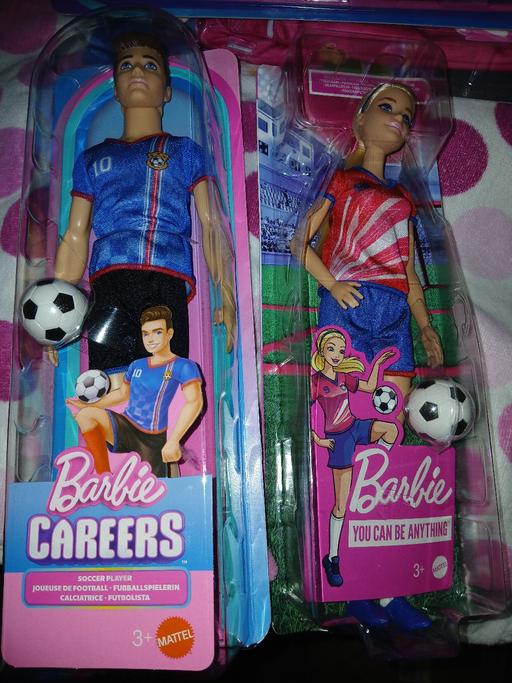  — barbie and ken football players