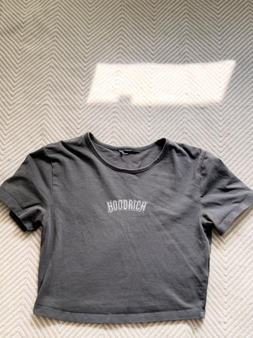  — Grey hoodrich top