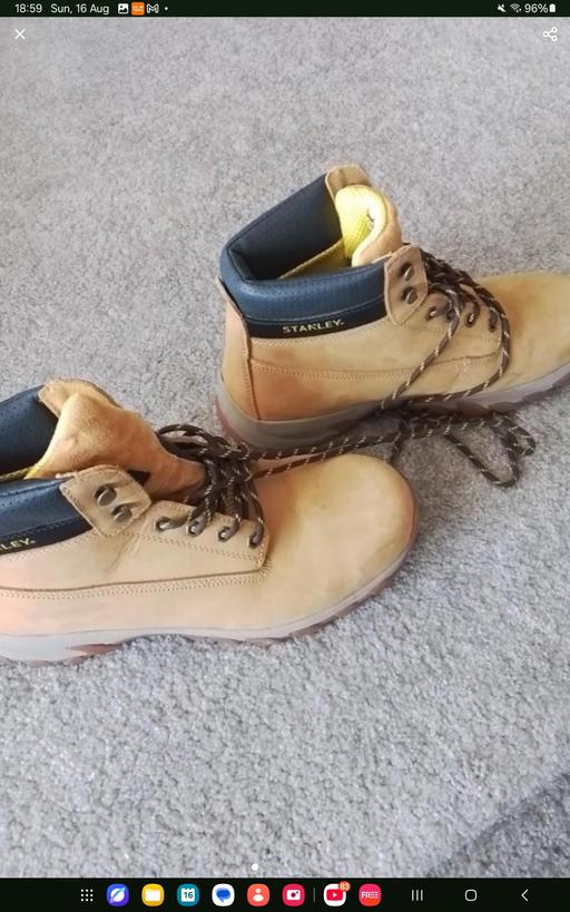  — Stanley work boots