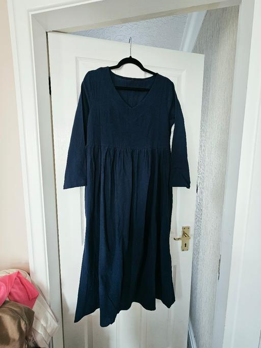  — Navy coloured dress, size 16.