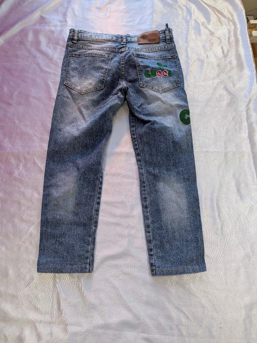  — Women's Distressed Ripped Blue Denim Jeans