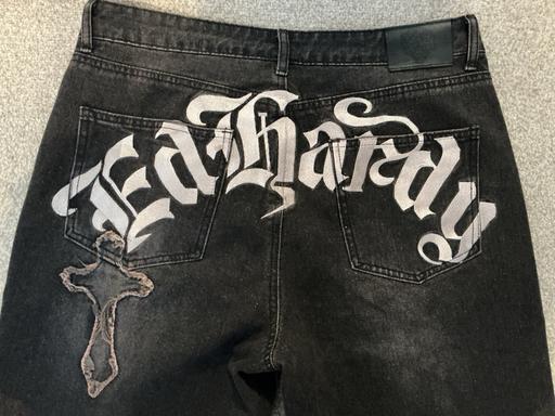  — Ed hardy x urban outfitters baggy jeans