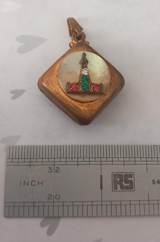 — Rare Antique Blackpool Tower Locket Pendant