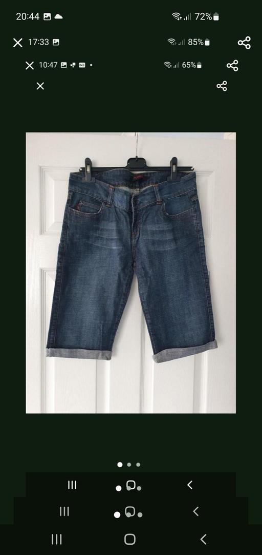  — ladies playboy jeans shorts