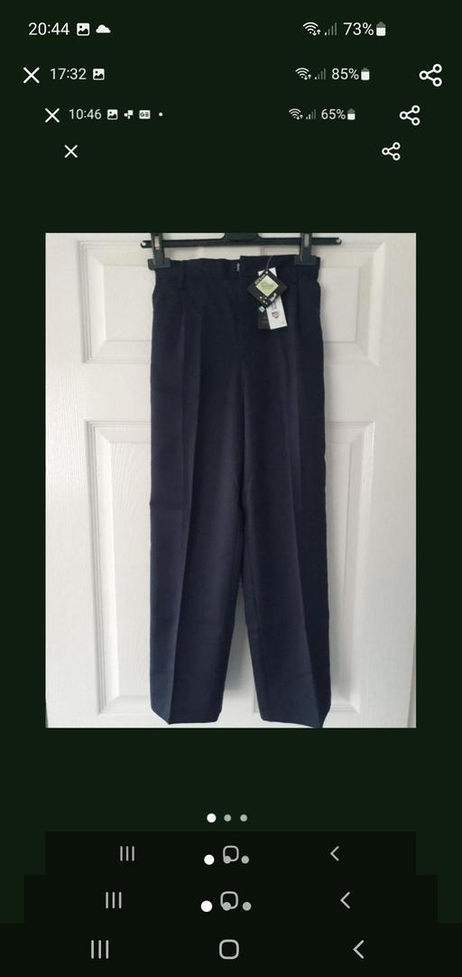  — boys navy school trousers NEW