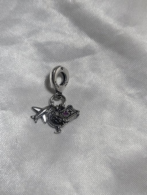  — NEW Genuine Pandora Silver Airplane, Globe &