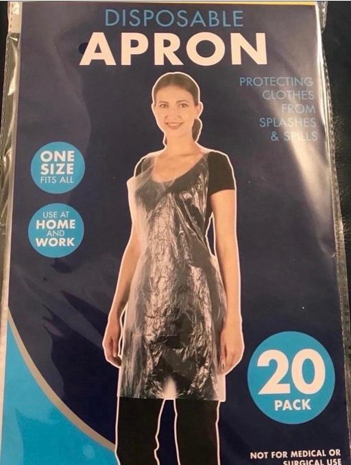  — Disposable aprons