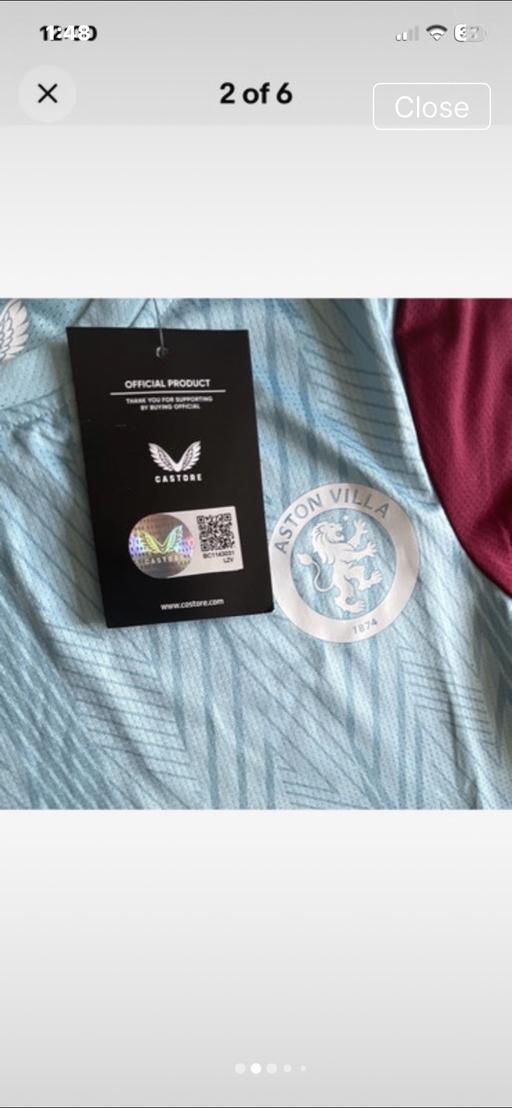  — Kids pre season Villa top
