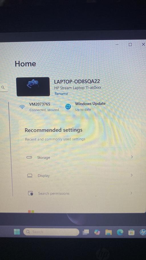  — Hp series 11 laptop