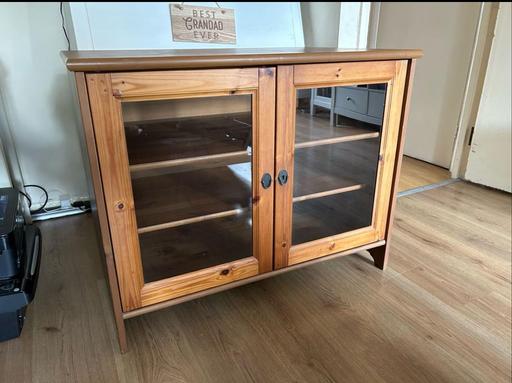  — Solid Pine TV cabinet from IKEA