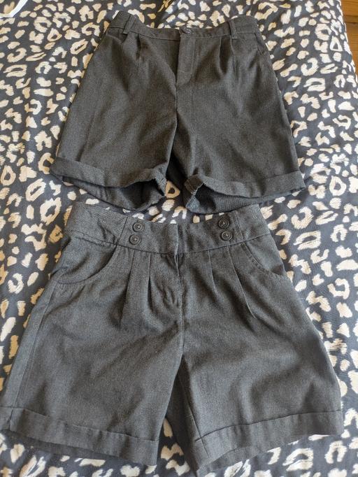  — girls grey school.shorts next and tu
