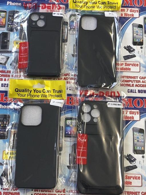  — iPhone 13 Series Clear & Black Gel Cases