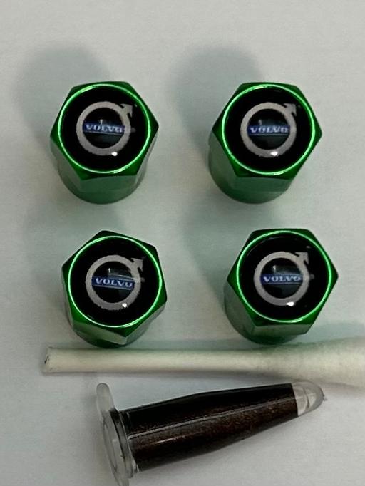  — Volvo tyre valve caps with grease