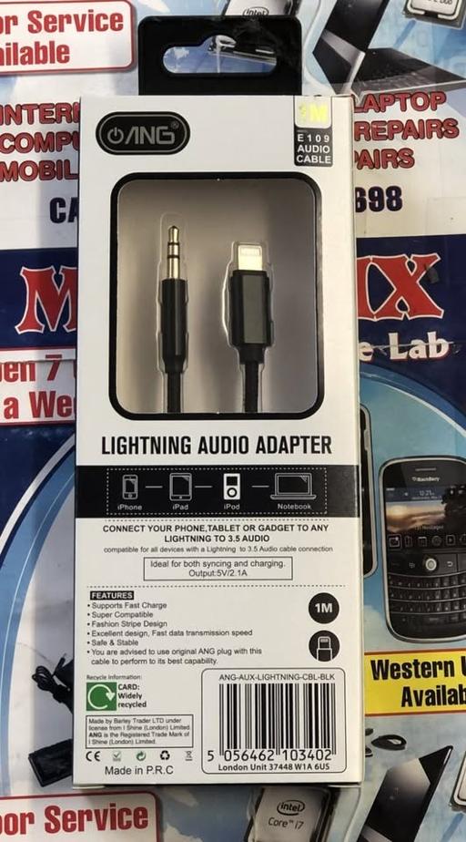  — ANG iPhone Lightning Cable to 3.5mm Car Aux