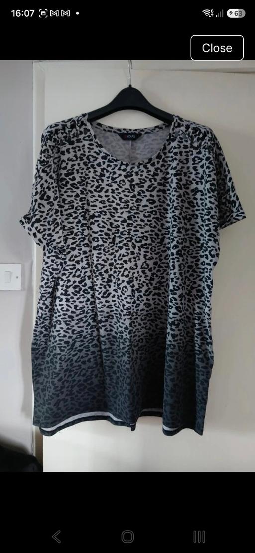  — Yours, woman's leopard print top size 22-24