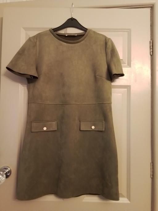  — ladies green velour dress