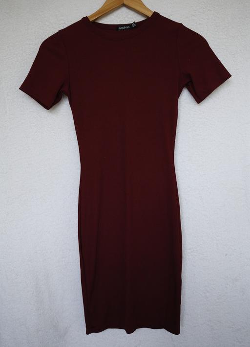  — Boohoo burgundy dress size 8