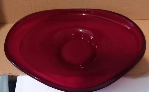  — Vintage Viking Glass Ruby Red Epic bon bon