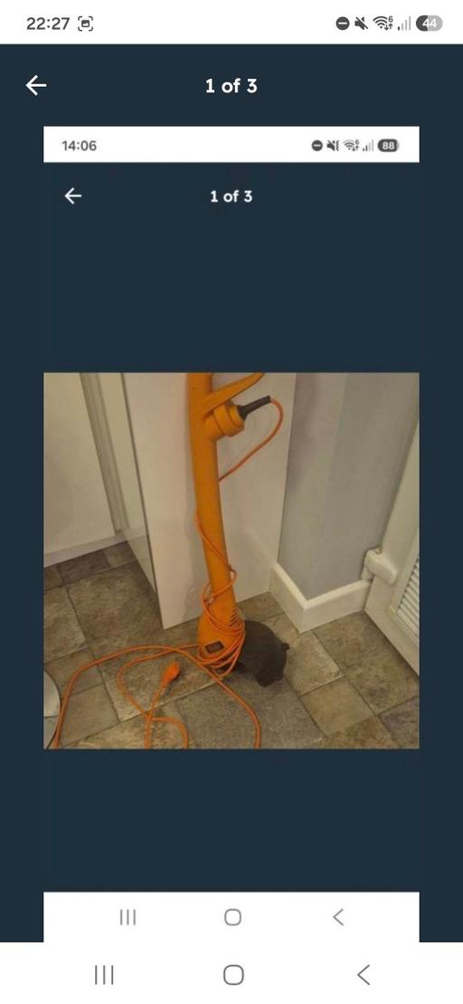  — Electric Garden Trimmer/Strimmer – Orange,