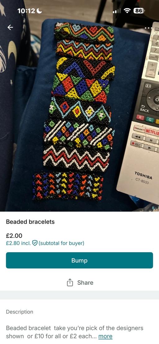  — Beaded bracelets
