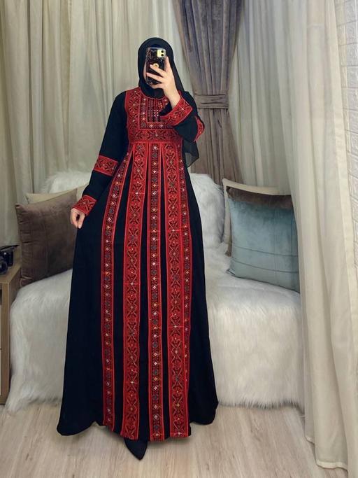  — Red Embroidered Thobes