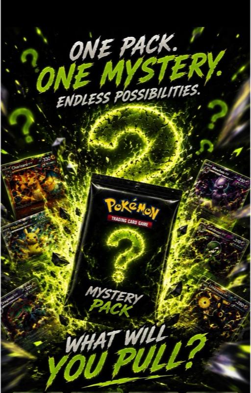  — - Pokemon Cards - 30 Card Mystery Pack -