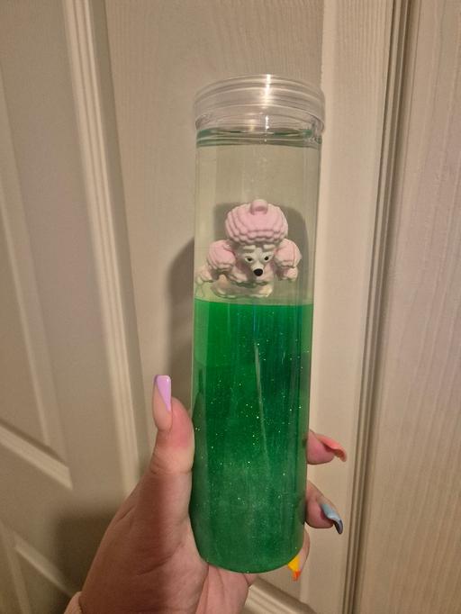  — new Bluey Figure In Glitter & Clear Slime