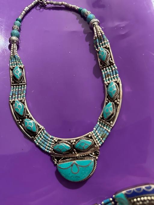  — Natural agate necklace hand made £15 each