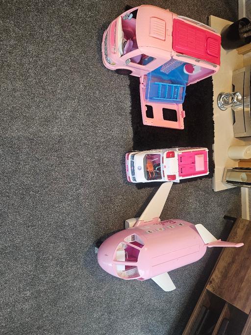 — barbie dream house plane amberlance and campe
