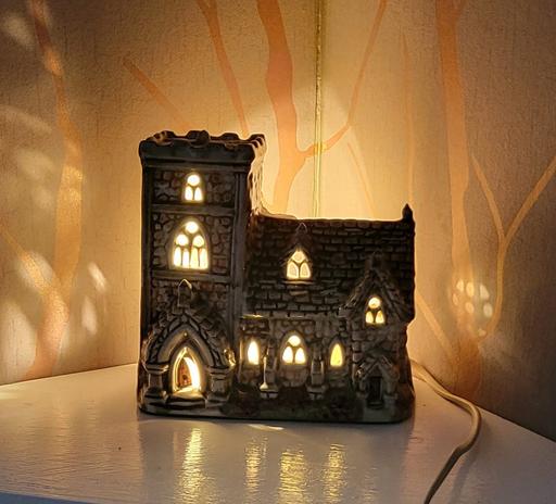  — Vintaged Fowler Pottery London Ceramic Church