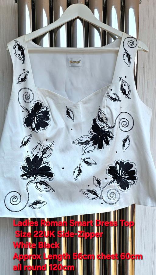  — Ladies Roman Original Smart Dress Top Size 22