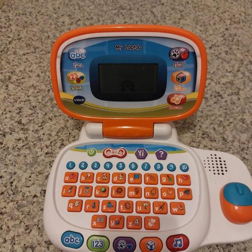  — Vtech My Laptop

Pre-school laptop with child