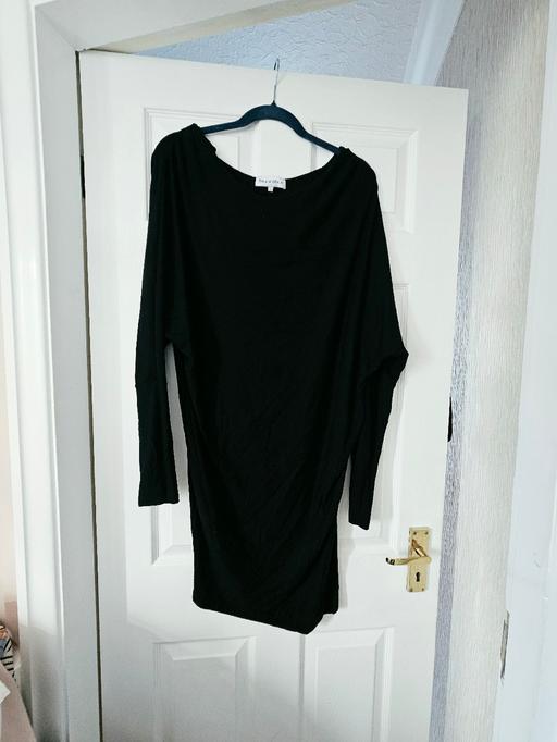  — Black dress, size 14.