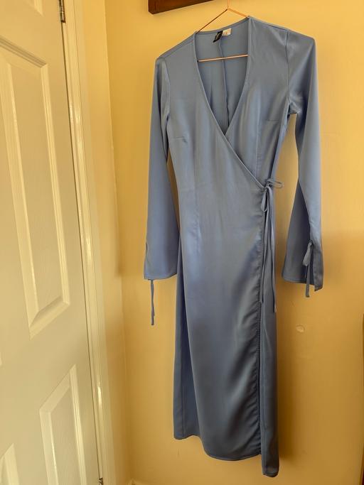  — H&M satin wrap dress