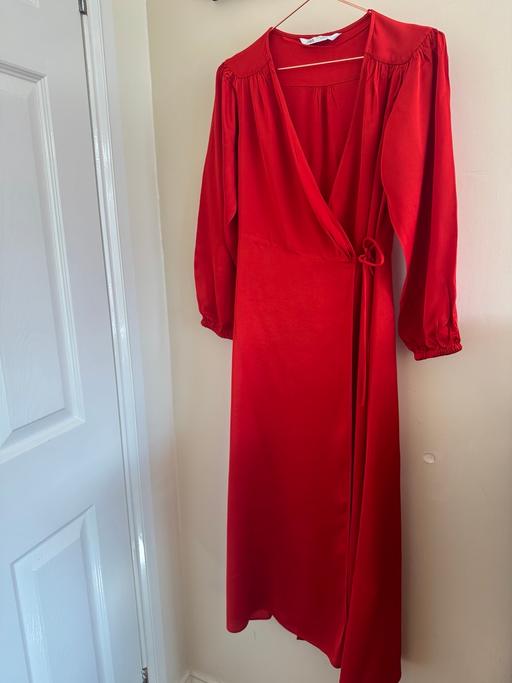  — Zara midi wrap dress