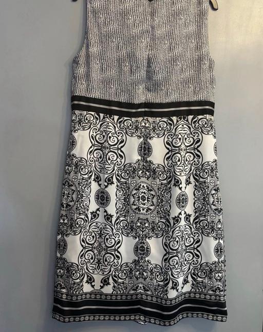  — Concept K Black and White Patterned Dress